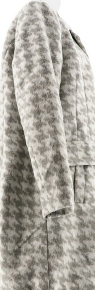 Issac mizrahi houndstooth coat sz 1X NWT 🧡💛💚💙❤ - Picture 5 of 7